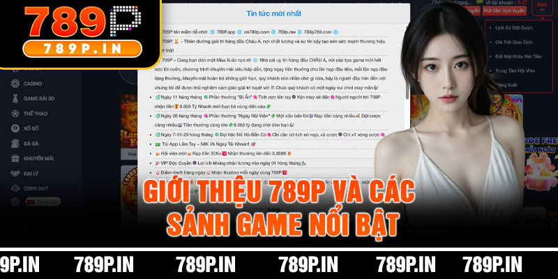 Giới Thiệu 789P Và Các Sảnh Game Nổi Bật